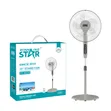 Winning Star ST-4020 16-Inch Electric Stand Fan - 3 Speed with Timer - 2