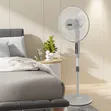 Winning Star ST-4020 16-Inch Electric Stand Fan - 3 Speed with Timer - 3