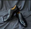 Paul Smith Men's Black Leather Oxfords - 3