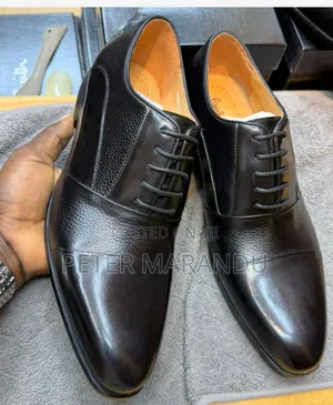 Paul Smith Men's Black Leather Oxfords