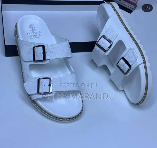 Brunello Cucinelli Italy Luxury Men's Slides - 1