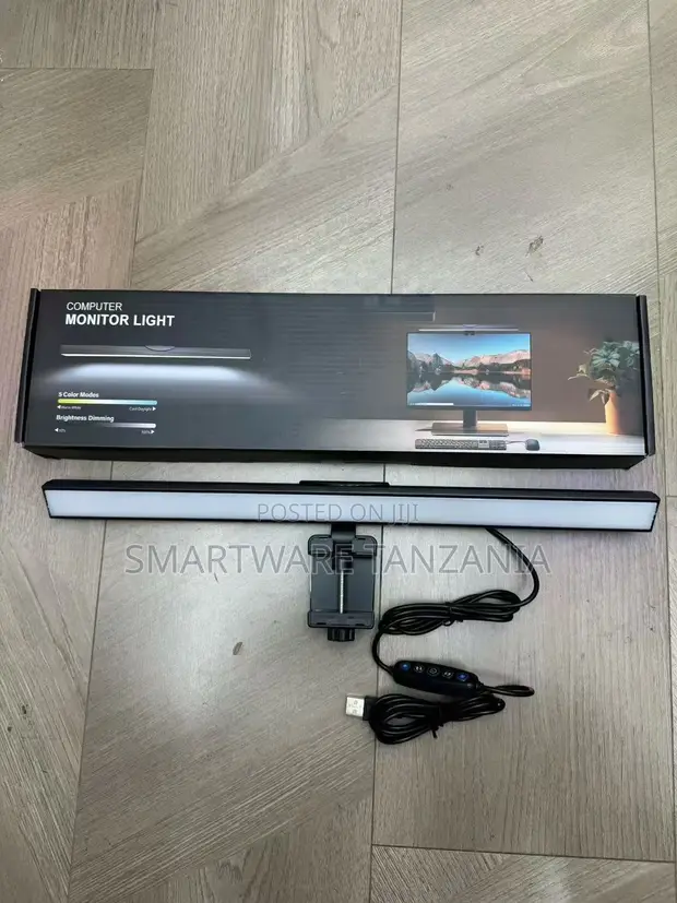 Computer Monitor Light Bar - 5 Color Modes, USB Brightness Control - 1