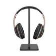 LDNIO Adjustable Height Headphone Stand Holder (Black/Silver) - 1