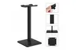 LDNIO Adjustable Height Headphone Stand Holder (Black/Silver) - 2