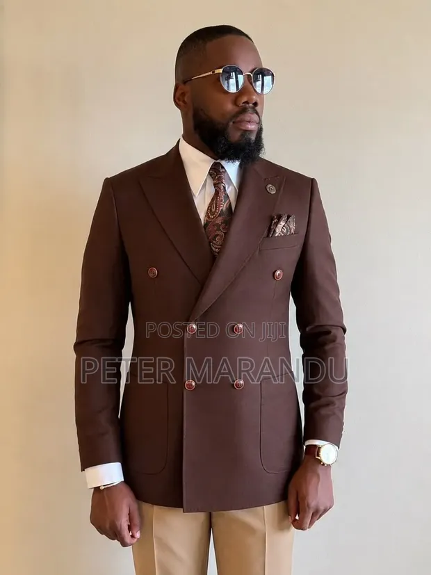 Pierre Cardin Premium Double-Breasted Men's Suit - 1