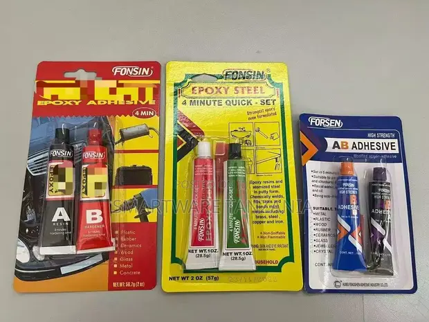 Fonsin 2-Part Epoxy Adhesive, 56.7g - 4-Minute Set - 1