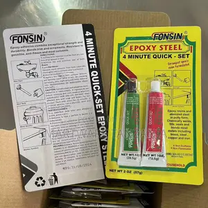 FONSIN Epoxy Steel Quick-Set Adhesive, 2 Oz