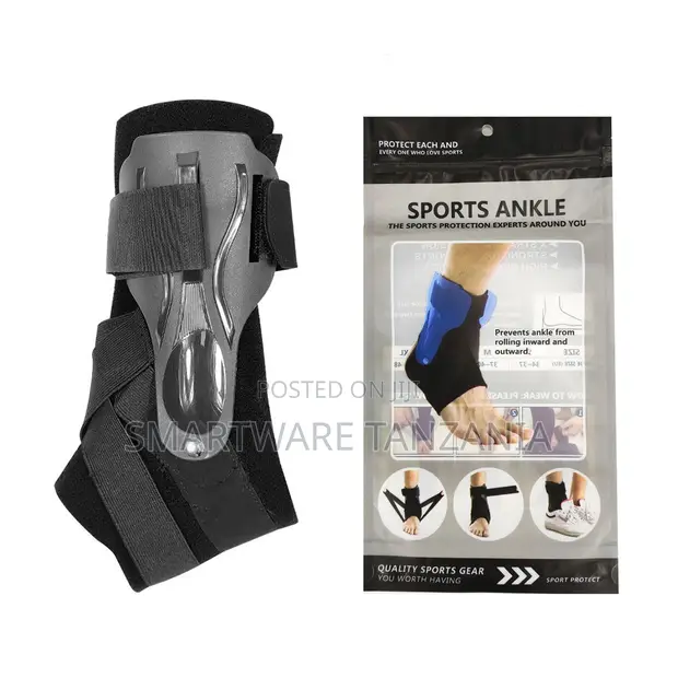 Adjustable Ankle Brace with Rigid Support - 1