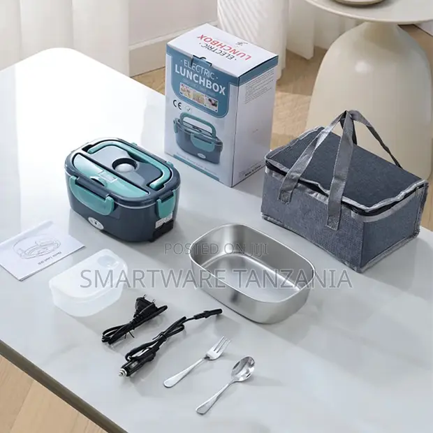 Electric Lunch Box, 1.5L Stainless Steel - 1