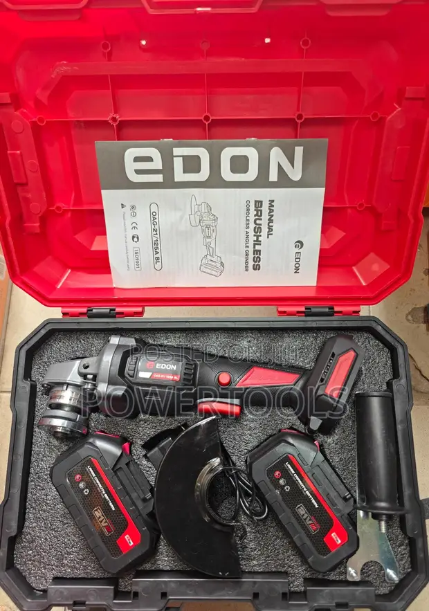 Edon 21V Cordless Angle Grinder - 1