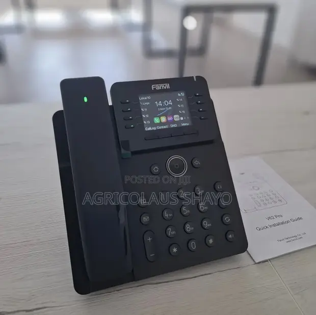 Fanvil V62 Pro Simu ya Biashara ya IP yenye Handset ya Bluetooth - 1