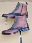 Men's High-End Luxury Leather Dress Boots - 1