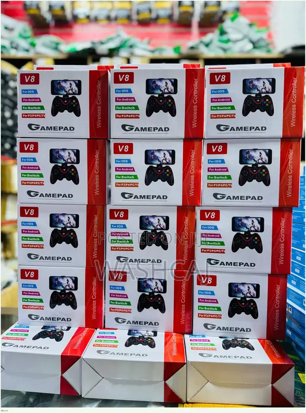 V8 Wireless Gamepad Controller for iOS, Android, Switch, PS3/PS4/PC/TV - 1