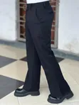 Men's Bootcut Trousers with Side Slit - 5