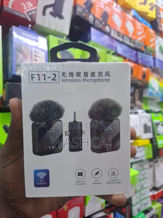 F11-2 Wireless Microphone Kit for Live Shows & Vlogging - 1