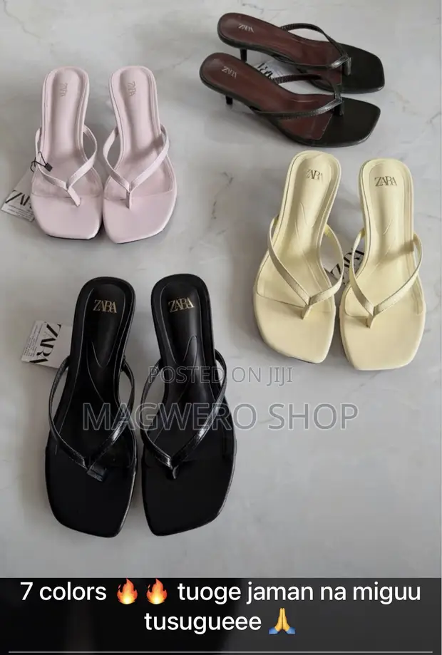 Zara Women's Classic Multicolor Sandals - Brand New - 1