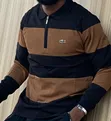 Men's Lacoste Long Sleeve Striped Polo Shirt - 4