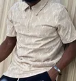 Men's Louis Vuitton Monogram Zipper Polo Shirt - 4