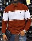 Mpya Men's Lacoste Long Sleeve Panel Stripe Polo Shirt - 2