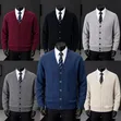 Masweta ya Kiume ya Premium Knitted Cardigan - 1