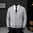 Masweta ya Kiume ya Premium Knitted Cardigan - 3