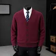 Masweta ya Kiume ya Premium Knitted Cardigan - 5