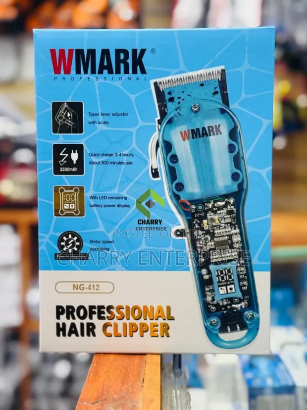 WMARK Professional Rechargeable Hair Clipper NG-412 - 1