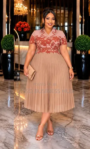 Classic Women's Dress - Multicolor