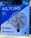Ailyons 18-Inch Wall Fan yenye Remote Control - 1