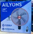 Ailyons 18-Inch Wall Fan yenye Remote Control - 2