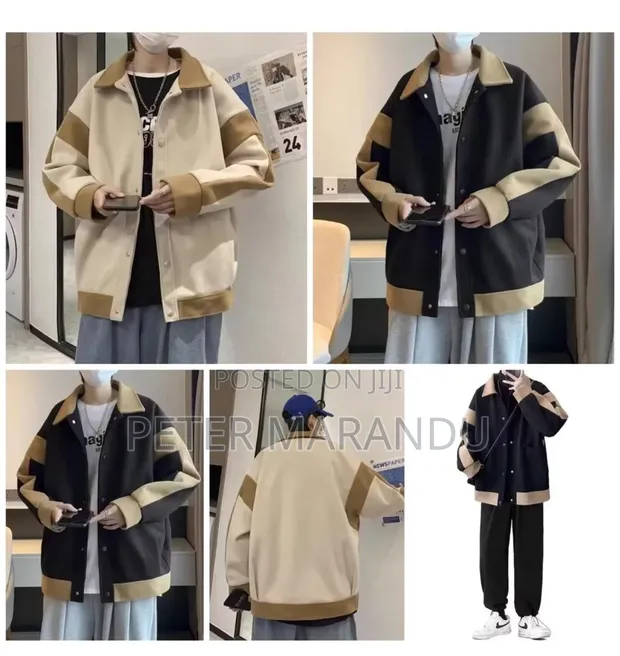 Men's Modern Varsity Baseball Jackets - 1