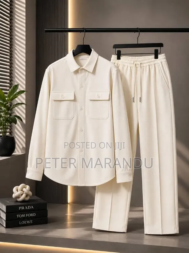 Men's Stylish 2-Piece Pants Set - 1