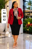 Coat ya Mkato ya Wanawake Rangi Mbalimbali - 4