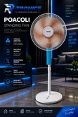 18-inch Poacoli Standing Fan with Remote - 1