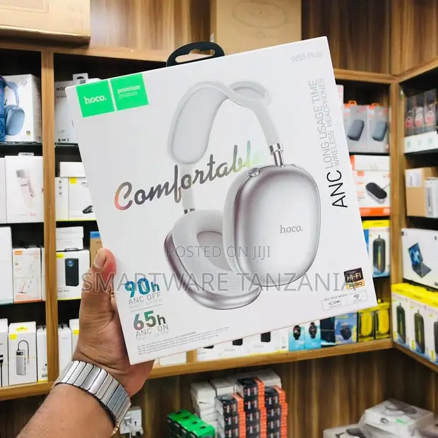 Hoco W55 Plus Wireless Headphones 65h ANC On - 1