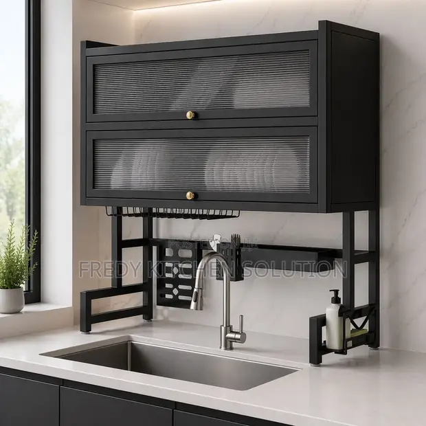 Double-Layer Over-Sink Dish Rack - 1