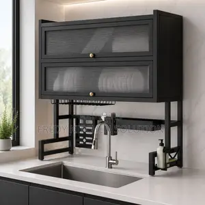 Double-Layer Over-Sink Dish Rack