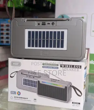 Portable Wireless Solar Speaker & FM Radio (H@F HF-F27)