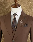 Signature Cotton Three-Piece Suit - 1