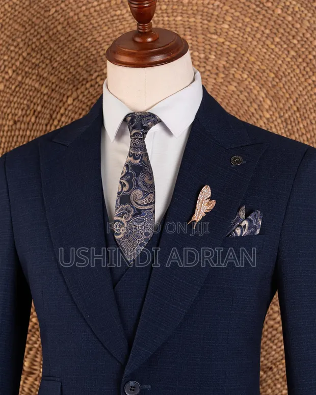 Majestic Heavy Cotton Three-Piece Suit - 1