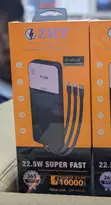 ZHY 10000mAh Power Bank with Built-in Cables - 1