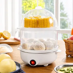 Double Layer Egg Boiler/Steamer