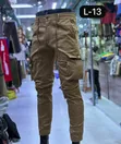 Men's Polycotton Cargo Pants - Green - 1