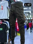 Men's Polycotton Cargo Pants - Green - 4
