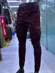 Men's Polycotton Cargo Pants - Green - 5