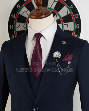 Modern Blue Suit - Brand New