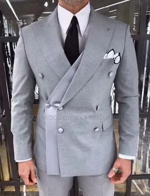 Classic Grey 2-Piece Suit by Silverline