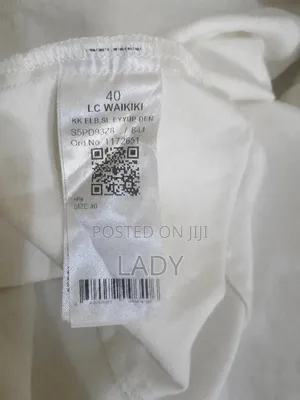 LC Waikiki White Denim Maxi Dress - Size L