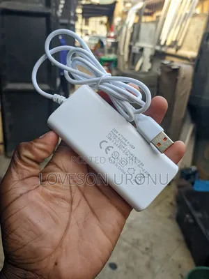 GE 7-Port USB Hub & Multi Charger (White)