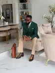 The Green Executive Suit by Emerald Couture - 5
